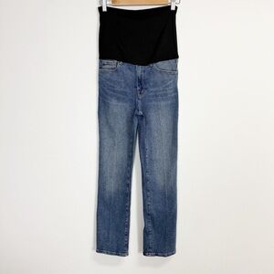 Good American Maternity Jeans Womens 0 25 Blue Good Straight Good Legs
